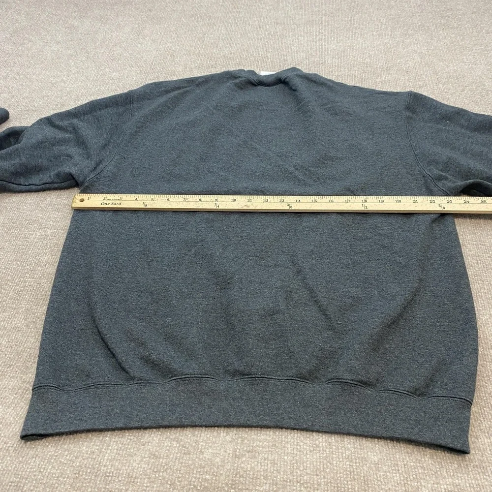 Champion Sweatshirt‎ Mens Large Gray Ole Miss Crewneck Fleece Embroidered